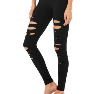 Alo high waisted rip warrior legging